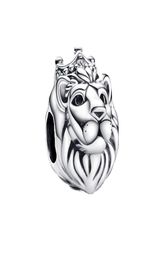 Regal Lion Charm 925 sterling zilver Moments Animals voor Fit Charms Pulsera Original Para Mujer Armband Sieraden 792199C01 Andy Jewel7890635