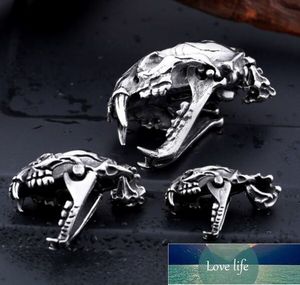 Regalrock Saber Toothed Tiger Smilodon Collar Dinosaur Skull Mammoth La Brea Tar Pits Colgante Moda Hot Charm Punk Jewelry Precio de fábrica diseño experto Calidad