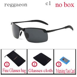 Reggaeon Classics Merk Designer Gepolariseerde Mannen Modieuze Zonnebril Mannelijke Drijvende Ramploze Sun Glases voor Vrouwen UV400 Eyewear