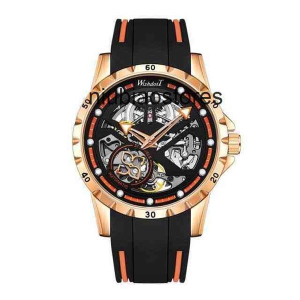 Brand enregistré allemand Automatique mécanique étanche Ruaire pour hommes montre des montres-bracelets de style course de style race en acier inoxydable concepteur