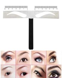 REGLA Microblading Beaprow Secchic Secractive Secrand Metal Makeuent Makeup Tattoo Position Forme Ruler pour les outils de modèle de sourcil9710925