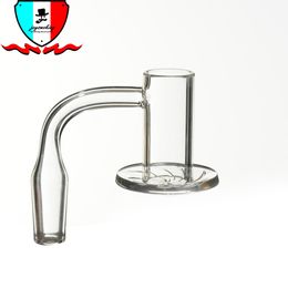 Regula 20mm Spinning Quartz Banger Clear Joise Roken Accessoires 19mm 14mm 10mm Mannelijk / Vrouwelijk beter gebruik met 2 Terp Pearls 1 Carb Cap voor Glass Bong DAB Rigs