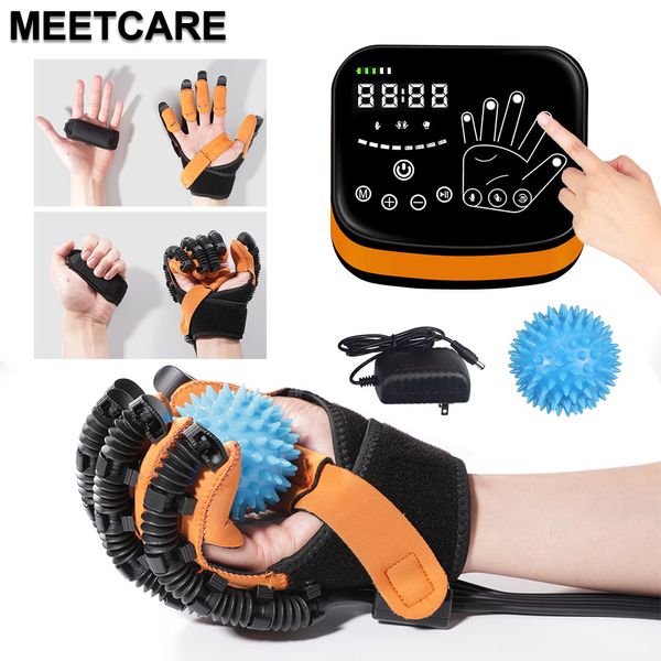 Guantes de robot de rehabilitación Masaje de entrenamiento de actividad de dedo de mano para pacientes con accidente cerebrovascular con cirugía de entrenador de recuperación de hemiplejía