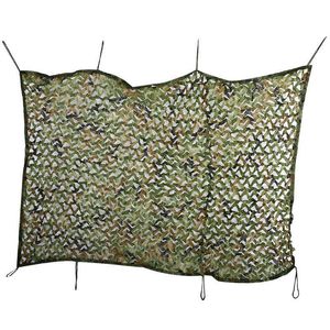 Versterkte Militaire Camouflage Nets Sun Shelter Woodland Army Camo Netting Car Covers Garden Luifel Camping Hunting Toeristische Tent Y0706