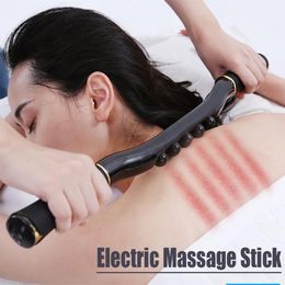 Ontspanning Elektrische Guasha Massage Stick Trillingen Cellulite Massager voor Lichaam Infrarood Verwarming Therapie Terug Lichaam Slopen Acupunctuur