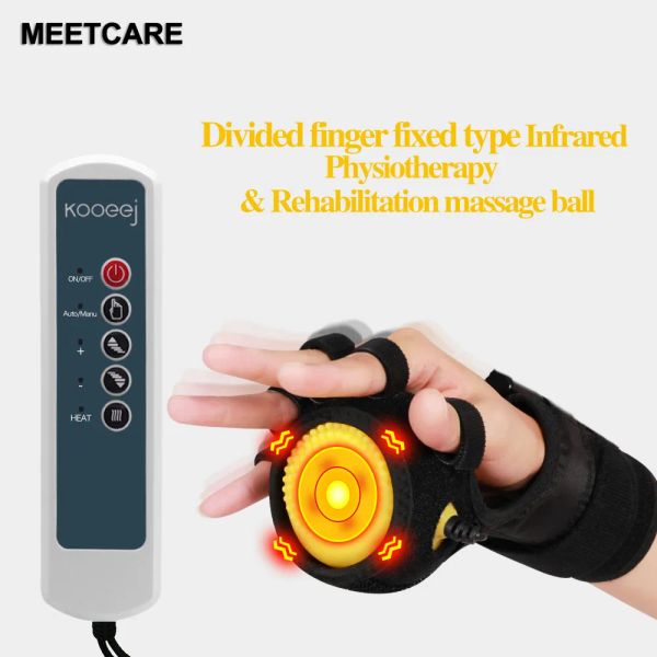 Relaxation infrarouge compresse chaude masseur de main balle Massage main et doigts physiothérapie rééducation spasme dystonie hémiplégie accident vasculaire cérébral