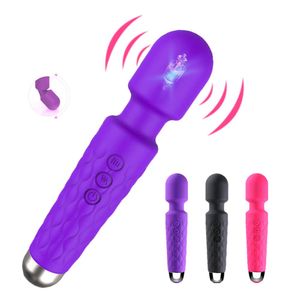 Ontspanning Krachtige wandmassager Draadloze oplaadbare elektrische nekmassager Relax-oefeningshulpmiddelen met 8 snelheden 20 vibratiemodi