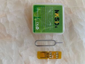 MKSD4 green gold SIM ICCID+MNC Auto Perfectly Card For IOS14 13.5.x iPhone11 PRO MAX XS Max XR JAPAN AFRICA KOREA UK US V DOUBLER DB SIM