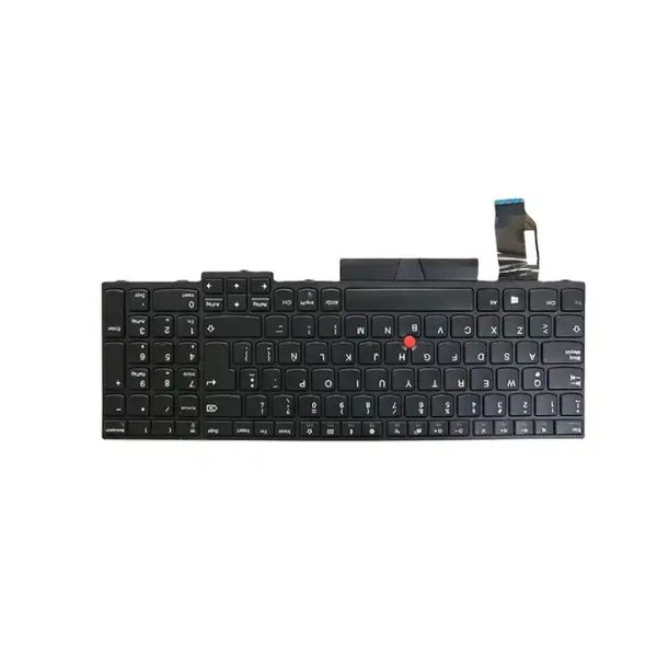 Pièce de rechange fiable pour clavier d'ordinateur portable, pièces de rechange pour ordinateur portable, clavier rétroéclairé 01YP563