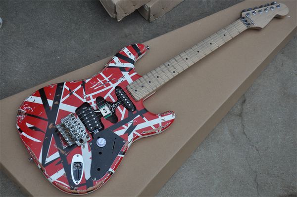 Guitarra Elétrica Relic Body Floyd Rose 21 Trastes com Hardware Cromado, pode ser personalizada