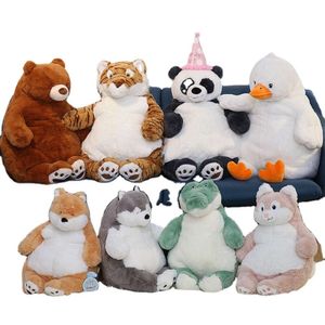 Aliviar la ansiedad de animales pesados dinosaurio panda oso muñecas personalizadas peluches de peluche suaves al por mayor