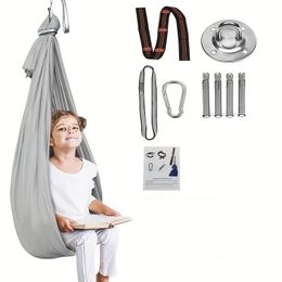 Alivie el autismo Swamk Therapy Swing Swing Childrens Swing Swing Swing Sensorial Hammock con stand 240429