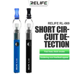 Relife-Rosin Atomizer Pen PCB Board Dectecteur de court-circuit Clean-Free Soudage Chargement de téléphone portable Écran de réparation RL-069