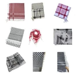 Religieuze Arabische volwassen Keffiyeh Headscarf Tulband Jacquard Patroon SCRANF Outdoor Headscarf voor mannelijk dagelijkse haaraccessoire 240325