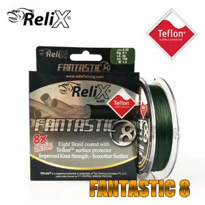 RELIX Merk FANTASTIC X8 Strengen Gevlochten Lijn 150M 8X Multifilament PE Lijn Voor Snoekbaars Visuitrusting 240108