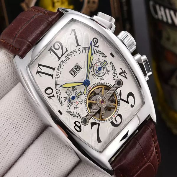 Relogio Luxurys Men Masters Watch Relojes Oro rosa Movimiento automático Fecha mecánica Montre de Luxe Relojes de pulsera para hombre sin cronógrafo