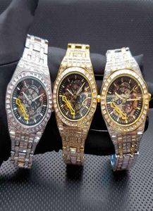 Relogio masculino de luxe horloge ijs uit staguette stenen automatische mannen monteur horloges topmerk orologio automatisch uomo2774489