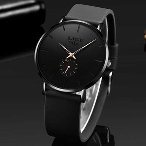 Relogio Masculino LIGE Mode Simple Hommes Montres Top Marque De Luxe Étanche Quartz Montre-Bracelet Pour Hommes Unique Horloge + Boîte 210527