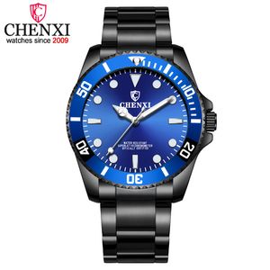 Relogio masculion chenxi mannen top luxe merk militaire horloges heren quartz klok mannelijke volledige stalen casual bedrijf gouden horloge Q0524