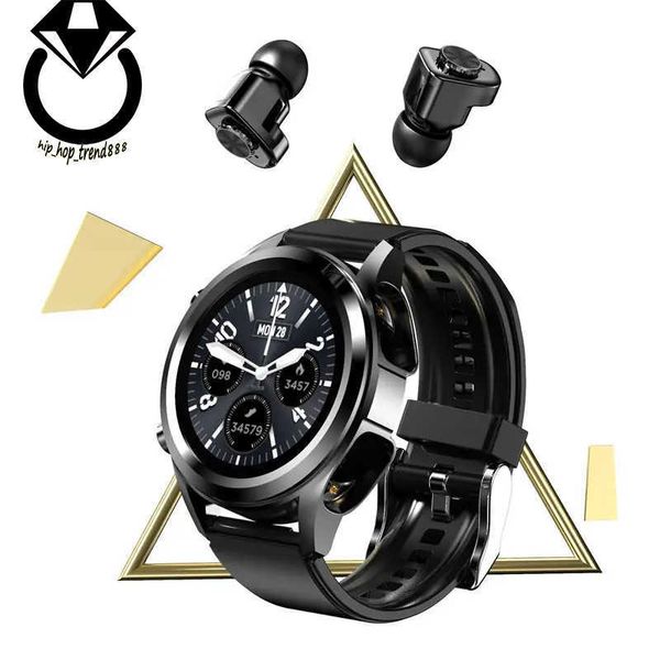 Reloj Audifonos Smartwatch Auricular Con Audifono F9 Mi 2 en 1 Reloj Con Auriculares Auriculares Auriculares Inalámbricos