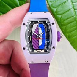 Reloj Hombre mode montre pour femme bicolore niche conception approvisionnement montres clash couleur thème montre à quartz vêtements accessoires table