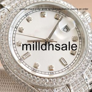 Rôles de reloj Relojes Diamond Watch Mens Watch Automatic mécanique montre la montre-bracelet Montre de Luxe en acier inoxydable STRAP FORM