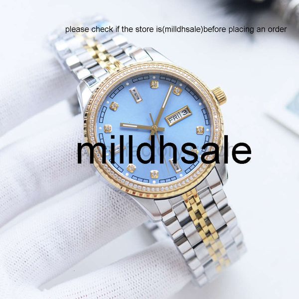 Rôles de reloj Relojes Diamond Watch Mens Watch Automatic Mechanical Wistres Fashion Wristwatch Solde en acier inoxydable Wrist Wrists Montre de Luxe 42 mm