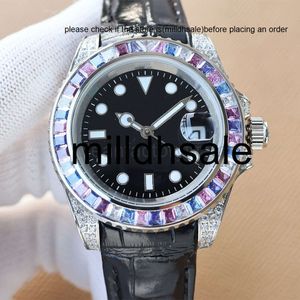 RELOJ ROLS RELOJES KIJKT MENS WATCH DIAMAND BEZEL 42 MM MECHANISCH