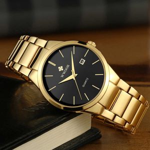 Rellojes hombre 2021 wwoor merk horloge mannen quartz zakelijke sport horloges luxe goud zwart vol stalen waterdichte datum polshorloge x0625