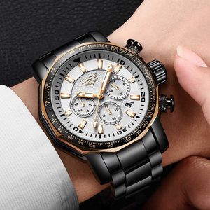 Relojes Hombre Lige Horloges Mannen Luxe Merk Horloge Quartz Sport Militaire Mannen Volledige Stalen Horloge Duik 30m Casual Horloge 210527