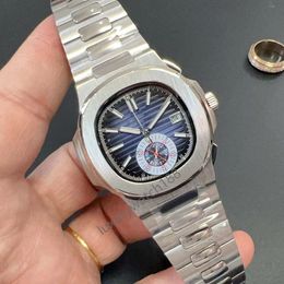 Relojes Menwatch Designer Mens Watch Luxe horloge Automatische beweging Horloge Hoogwaardige horlogegrootte 39 mm roestvrijstalen armband Moon Fase Dial Glow Watch