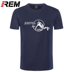 REM Fashion Cool Mannen T-shirt Dames Grappige Tshirt Vostok Scuba Dude Aangepaste Gedrukt T-shirt Y200722