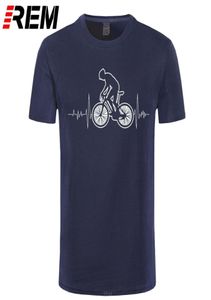 REM Mountain Bike MTB Camiseta Marca Roupas Bicicletas Camisa Mountain Bike Heartbeat Engraçado Bicicleta Ciclismo Presente Camiseta 2103178887933