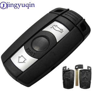 Télécommande 3 boutons voiture clé coque étui lame intelligente Fob housse pour Bmw 1 3 5 6 série E90 E91 E92 E60 With2577