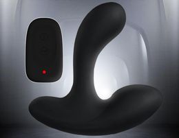Afstandsbediening 11 Speed Dual Motor Vibrating Silicone Anal Butt Plug Prostate Massager Vibrator Fetisj Seksproducten Speelgoed voor mannen M7041394