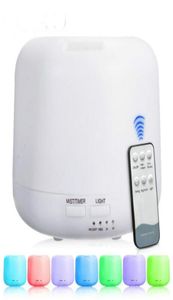 Humidificateur ultrasonique d'arome d'air de la télécommande 300ML avec 7 lumières de couleur diffuseur électrique d'arome d'huile essentielle d'aromathérapie3181752