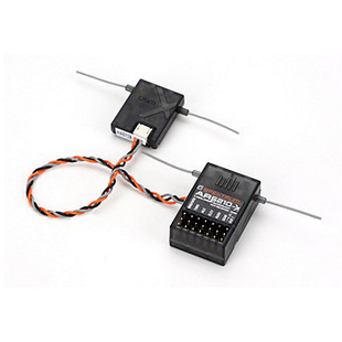 AR6210 Receiver 6 Channel with satellites DSMX receiver Support JR and Spektrum DSM X and DSM2 syst Free Shipping