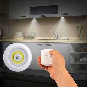 Remote Control Cabinet Lamp Night Lights For Kitchen Garderobe LED Super Bright Buiten verlichting Wandlamp voor trappen Badkamer Nachtlichten