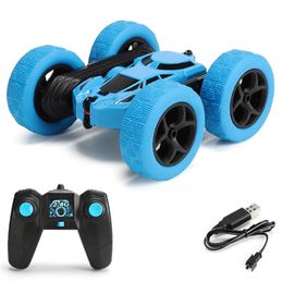 Remote Control auto speelgoed met batterij dubbelzijdige rij radio RC stuntauto