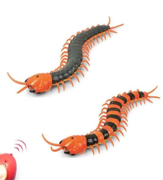 Télécommande mille-pattes Creepycrawly mille-pattes télécommande RC Animal blague jouets drôles Simulation plastique ABS enfants anniversaire Gi863092792