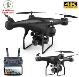 Drone télécommandé avec caméra WIFI 4K photographie aérienne grand angle 25 minutes durée de vie ultra longue quatre axes quadrirotor jouets 2201079589928