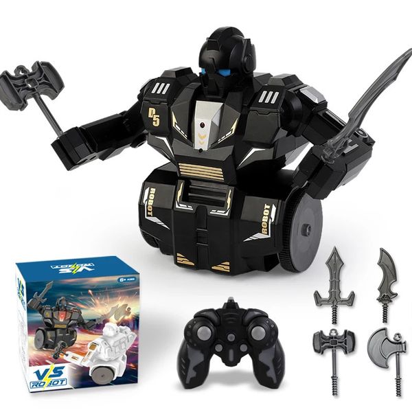 Remote Control Fighting Battle Robot Children RC Robot Game Giche Black Technology Combat Concours Combat Parent-Child Toy 240304