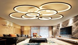 Télécommande LED Éclairage salon Room Chambre de plafond LED moderne Luminarias para sala gras de plafond LED Fixtures 6726566