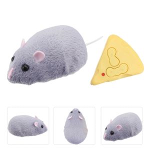 Modèle de souris télécommandé pour animaux de compagnie, jouet taquin pour chat, jouets de jeu, fournitures de souris réalistes et amusantes à mâcher 240309