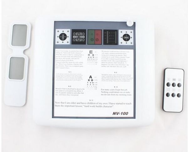 Probador de visión de cerca con control remoto NV100 con regla multigráfico incluido