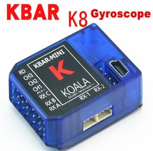 Afstandsbediening Onderdelen Toebehoren Register KBAR MINI KBAR Blauw K8 drieassige gyroscoop 3 Axis Gyro Flybarless PK VBAR B8338u3489807