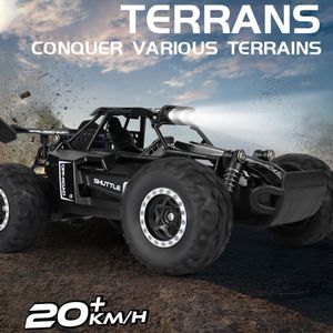 Télécommande RC Car 2WD Drift Off-Road 20 km / h Haute vitesse Camigy Truck Radio Wireless Vehicles Wireless with LED Lights Cadeaux