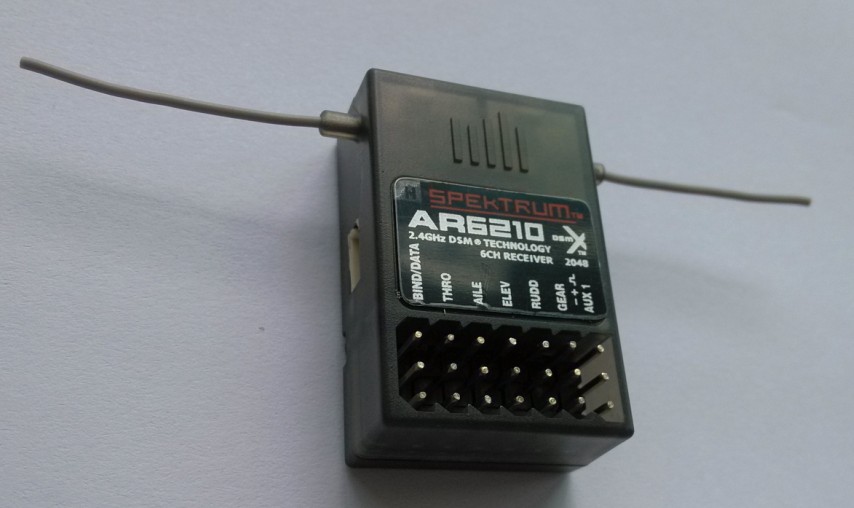 AR6210-mottagare 6-kanals DSMX-mottagare Stöd JR och Spektrum DSM X och DSM2 system Fri frakt