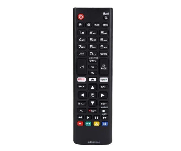 Control remoto, reemplazo de control remoto universal inteligente para LG LCD TV LG AKB75095304 AKB75095305 AKB75095306 AKB75095308 Telecomando