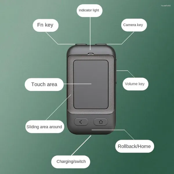 Télécommandes CheerTok Air Singularity Contrôle de téléphone portable CHP03 Touchpad sans fil Souris compatible Bluetooth pour iOS Android